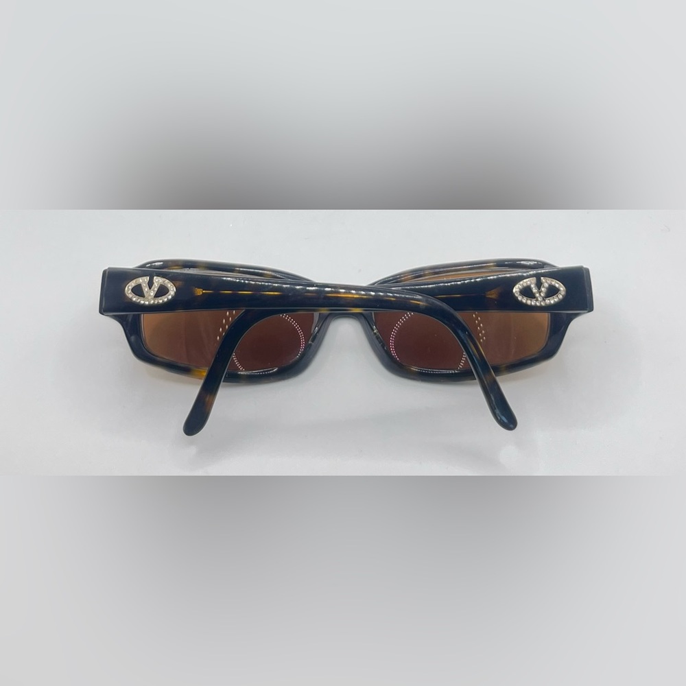 Valentino 3002 Tortoise Rectangular Sunglasses Fr… - image 4